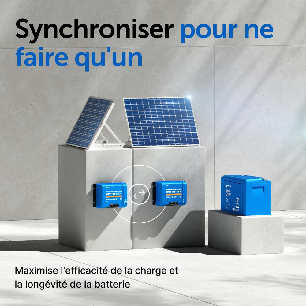 Victron Energy SmartSolar MPPT 150V 35 amp 12/24/36/48-Volt Contrôleur de Charge Solaire (Bluetooth)