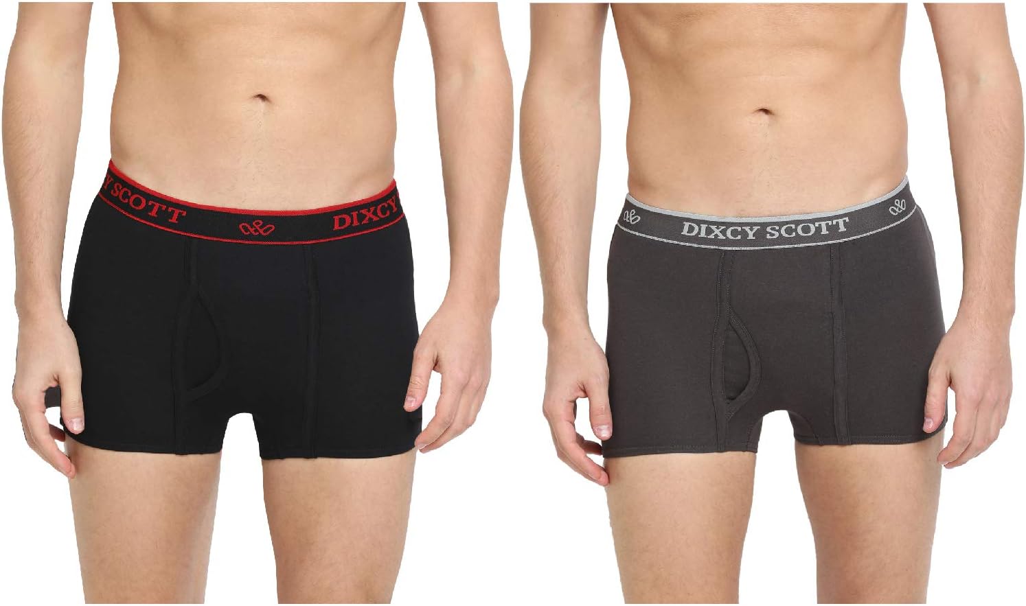 Men-Innerwear-(category)-Trunk-(Style ID)-K1-PR45281-(Color)-BLACK,DARK GREY-Pack of2-(Size)M
