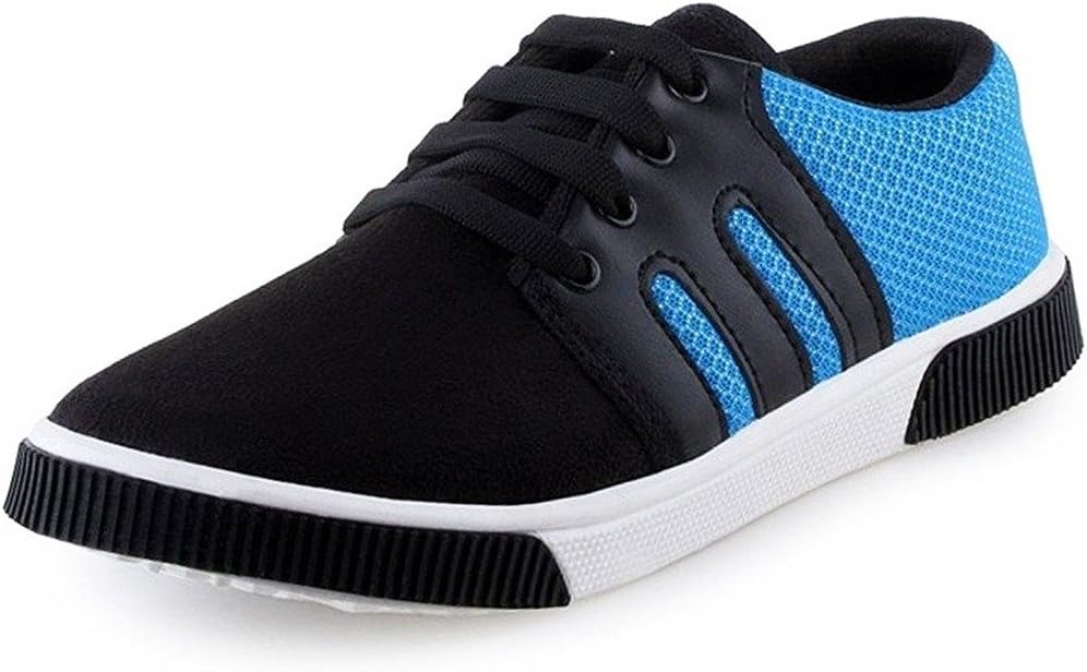 Birde Canvas Shoes for Men (7, Blue)