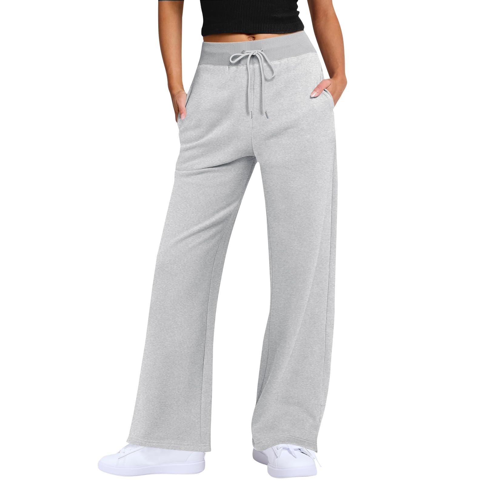 Pantalon de jogging femme long à cordon de serrage confortable XL - 8
