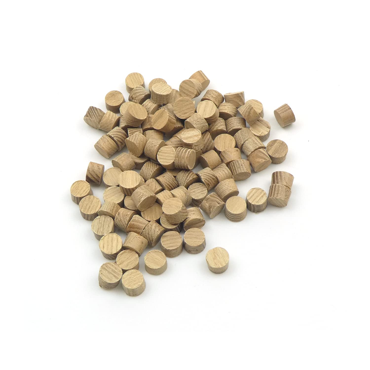 Oakcrafts Brown 10Mm Ash Flat Head Cross Grain Plug - Pack Of 100