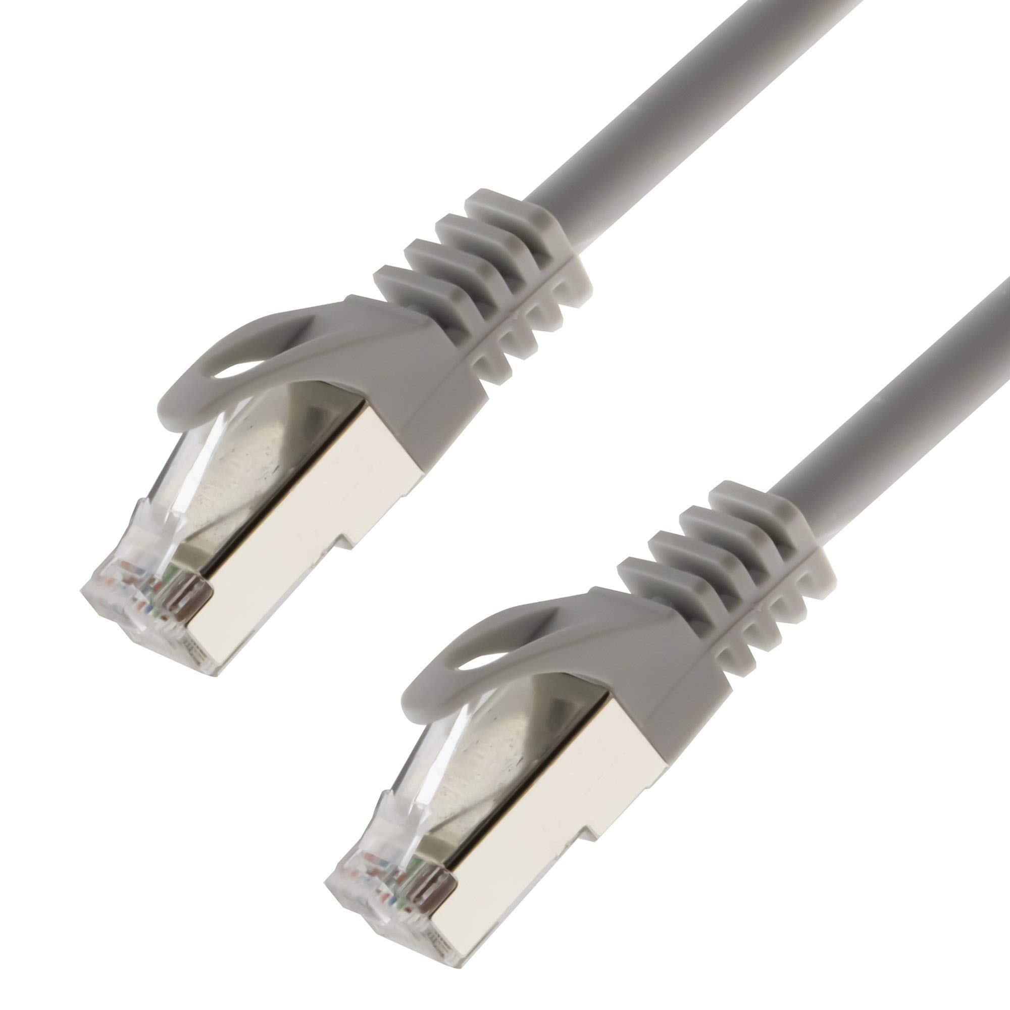 Network Cable SFTP PIMF Cat 7, 3 m, Grey, Gigabit Ethernet Patch Cable, DSL LAN, CAT7 Cable, Data Cable
