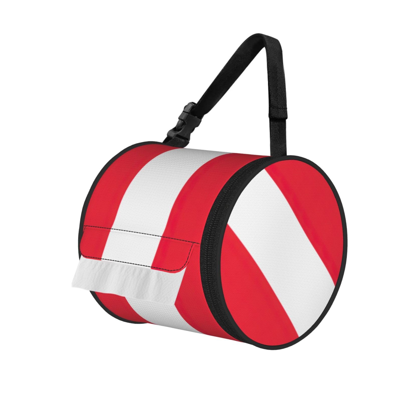 Austrian flag Print Cylindrical Tissue Holder Bathroom Car Home Office Kitchen Decor Versatile