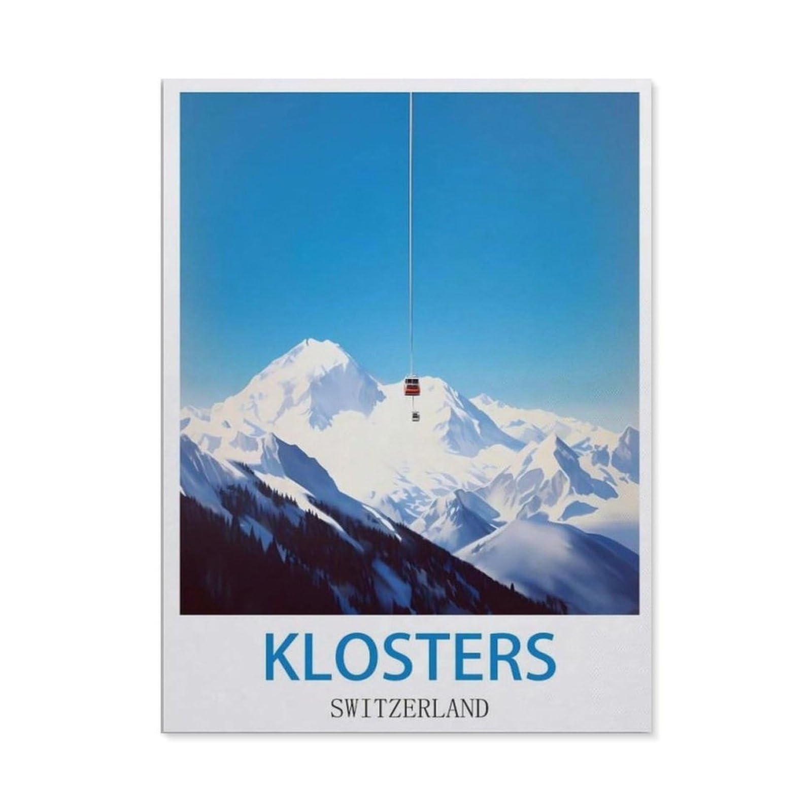 BEAYODKP Diamond Painting，Klosters Switzerland（50x60cm）