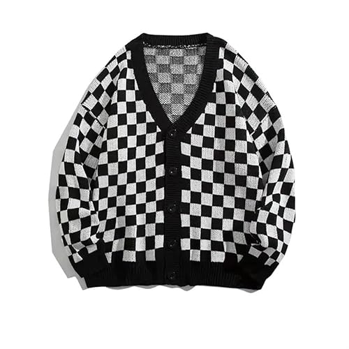 Checkerboard sweater