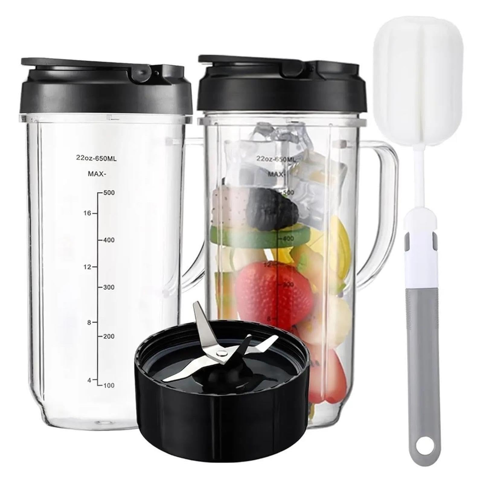 Sostituzione Tazze Frullatore 22 Once, Compatible With Magic Bullet 250w