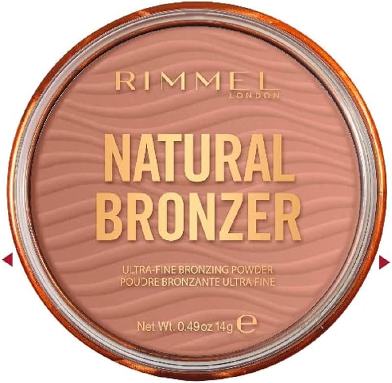 Rimmel London Natural - 021 Sun Light - Bronzer, Matte Finish, 0.49oz