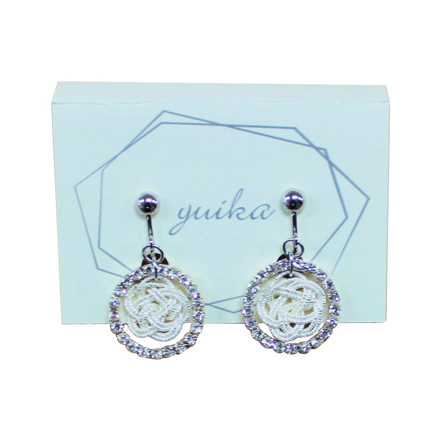 Amazon.co.jp: Kinoshita Mizuhiki Mizuhiki Accessories Earrings
