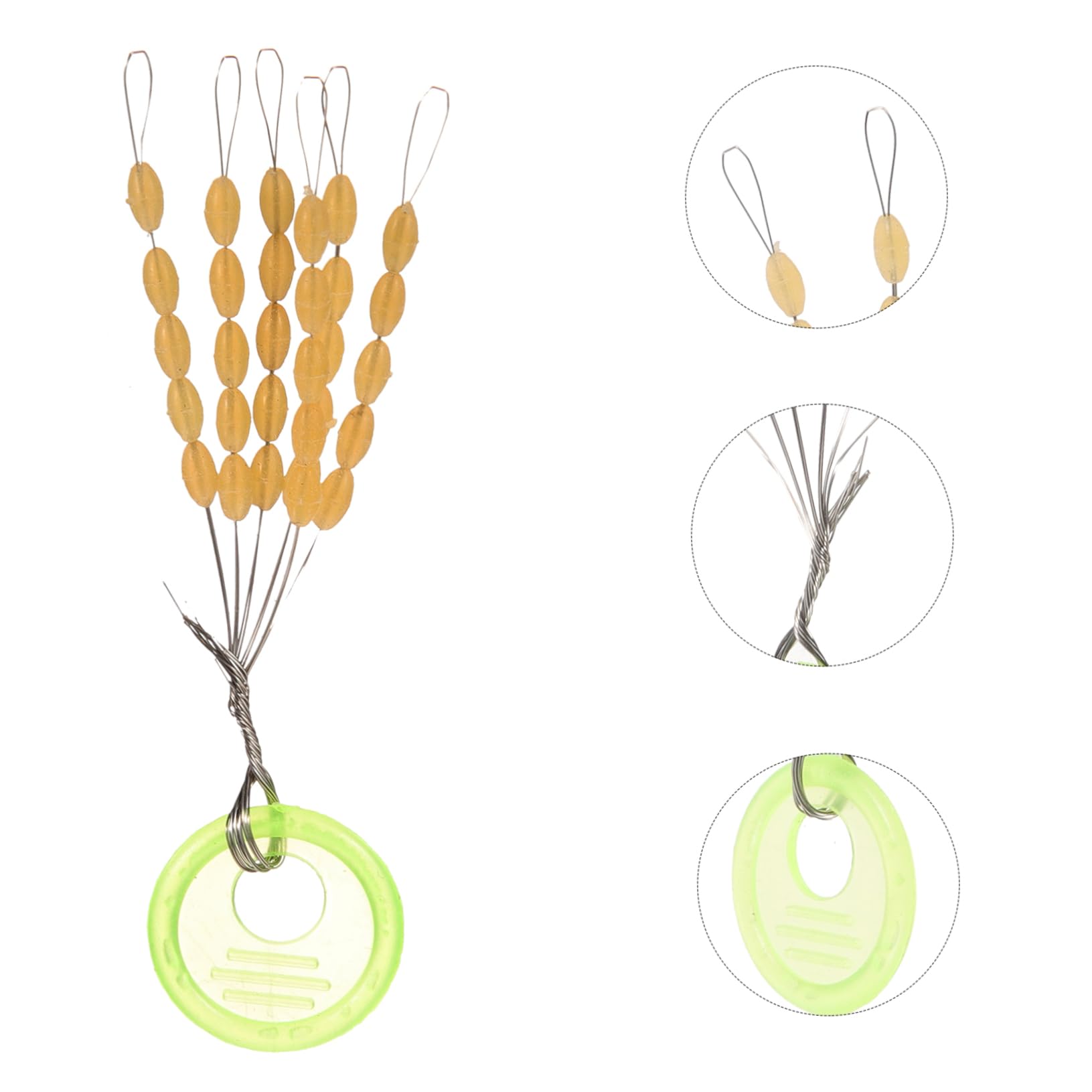 YARNOW Bâtons Lumineux pour Canne À Pêche Poisson Appareils De Pêche Titulaires Flotteurs Accessoires De Pêche en Mer Flotteur De Truite Trousse Bateau Plombs Plastique