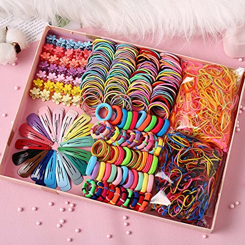 Kdhgoo BRAND NEW Lovely Girl Elastic Rope Hair Ties Ponytail Holder Hair Clips Hairband Set cover