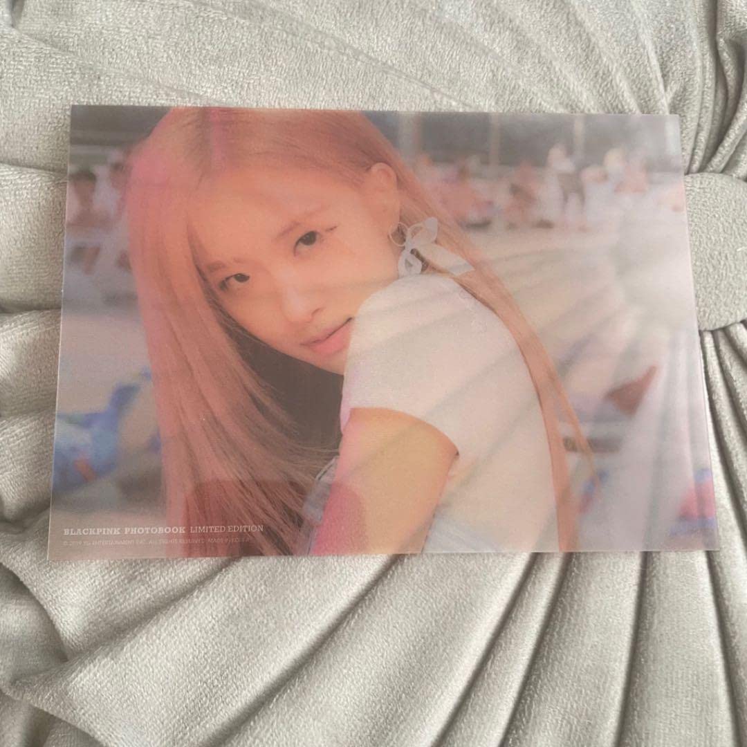 Amazon.co.jp: ロゼ rose ブルピン black pink 透明 ポストカード 