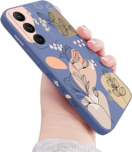 Funda para Galaxy Note 20 Ultra para mujeres y niñas, protector de lente de cámara de hojas de plantas, suave TPU, parachoques de goma de silicona a