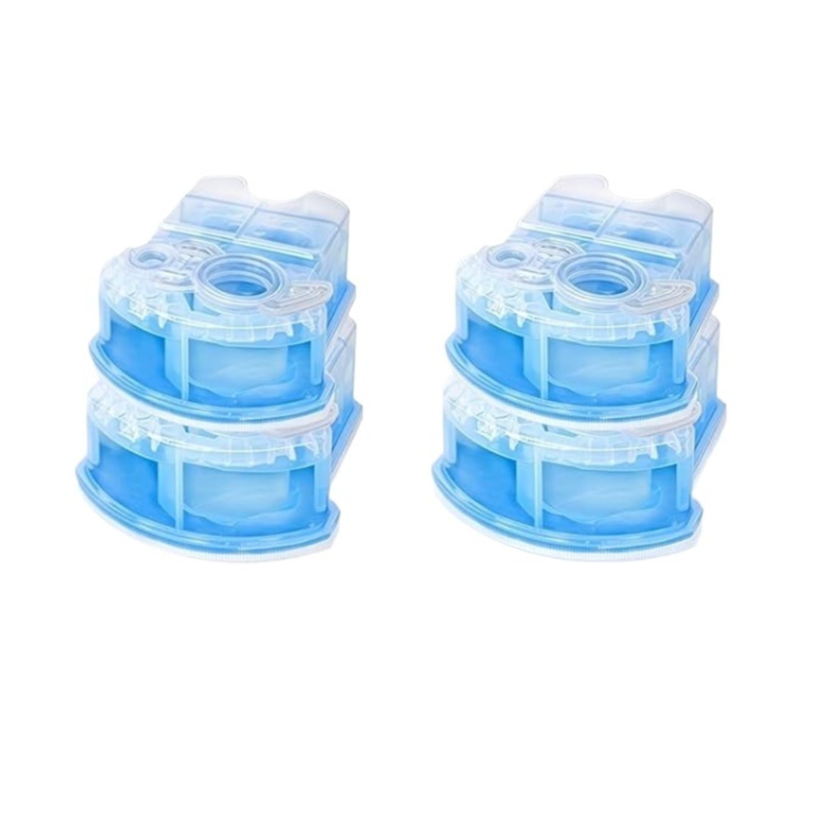 Cartuchos de recambio Clean & Renew de 170 ml CCR, solución líquida limpiadora de afeitadora de repuesto compatible con Braun Clean & Charge(4pcs)