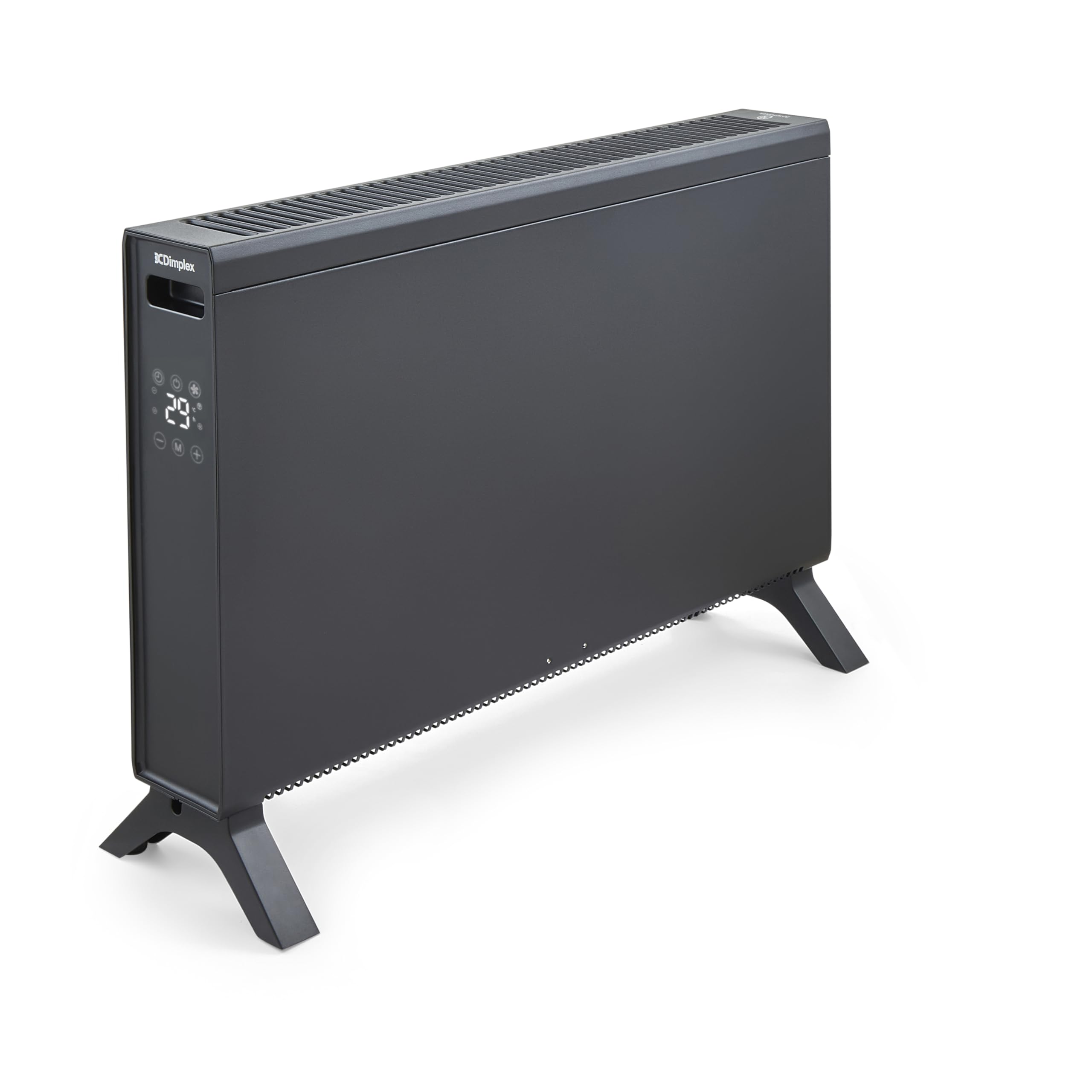Dimplex HeatLite Smart Convector Heater with Turbo Fan, 2kW Electric Portable Heater, Wi-Fi App Control, LED Display, 24-Hour Timer, Adjustable Thermostat (10Β°Cβ35Β°C), Silent & Safety Feature β Black
