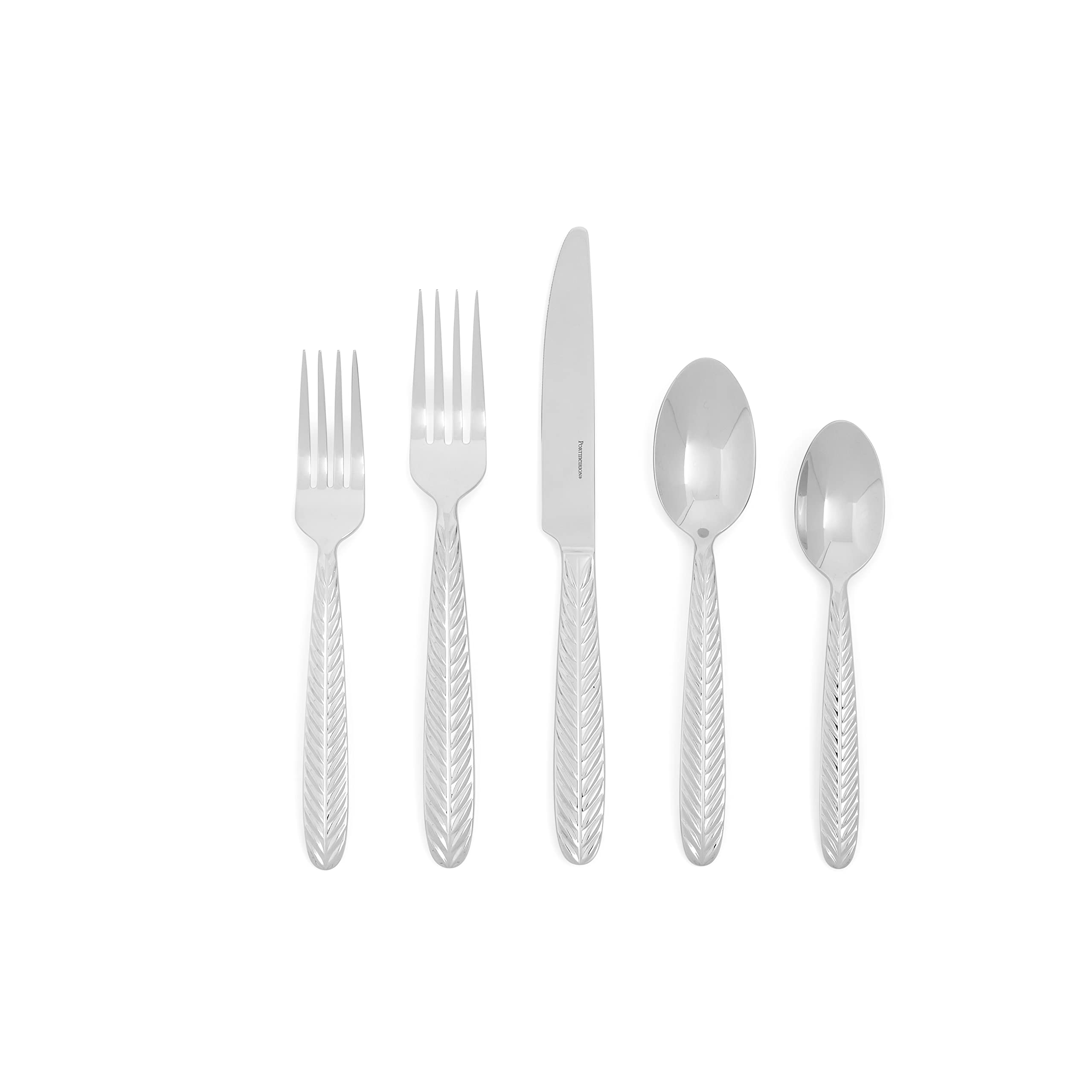 Portmeirion Botanic Garden Flatware Set - Silver, Set of 20