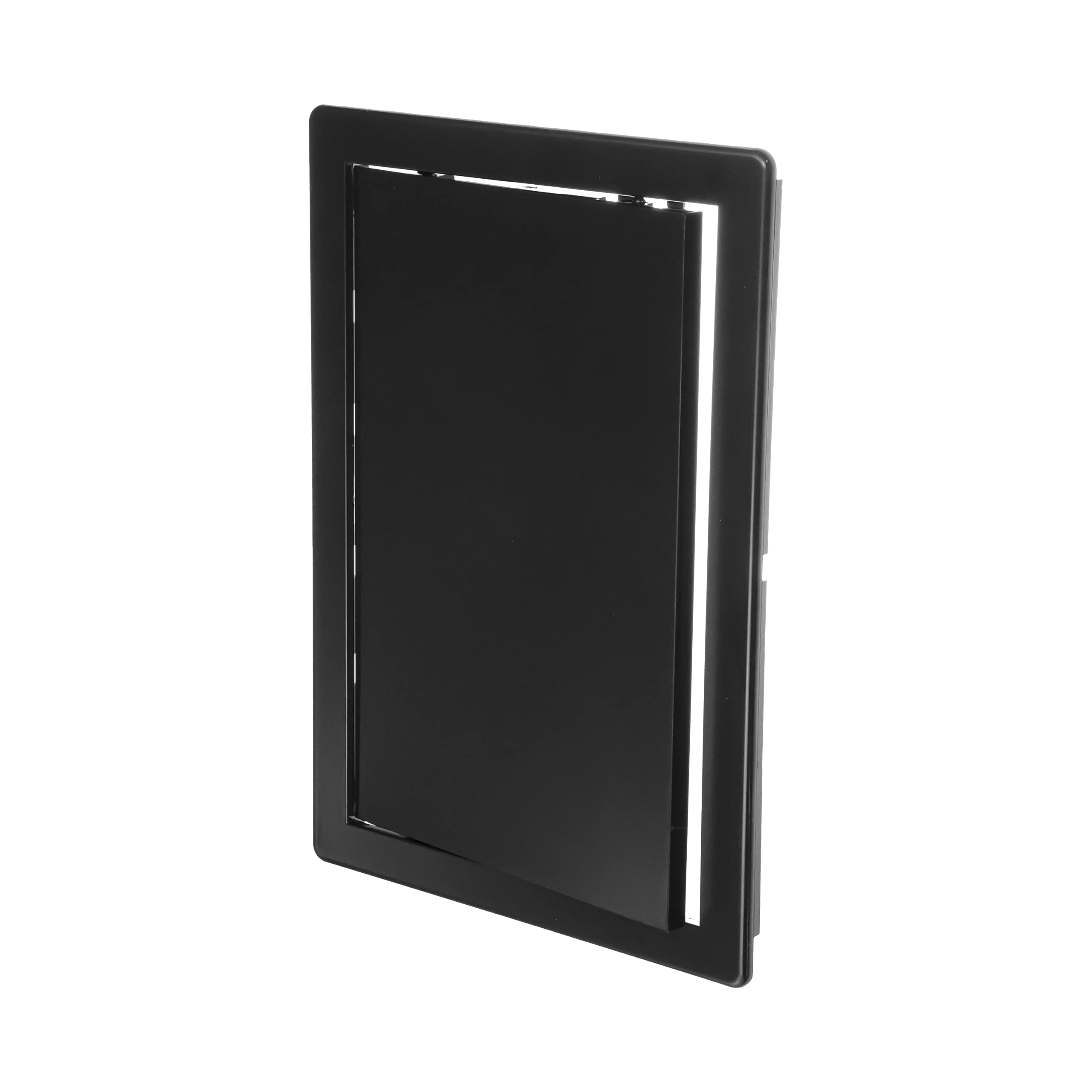 ECOPRO VENT 200 x 300 mm Black Plastic Access Panel – ABS Inspection Hatch Panels for Fuse Box Cover Cabinet, Plumbing & HVAC Systems – Wall or Ceiling Access Hatch Door for Openings