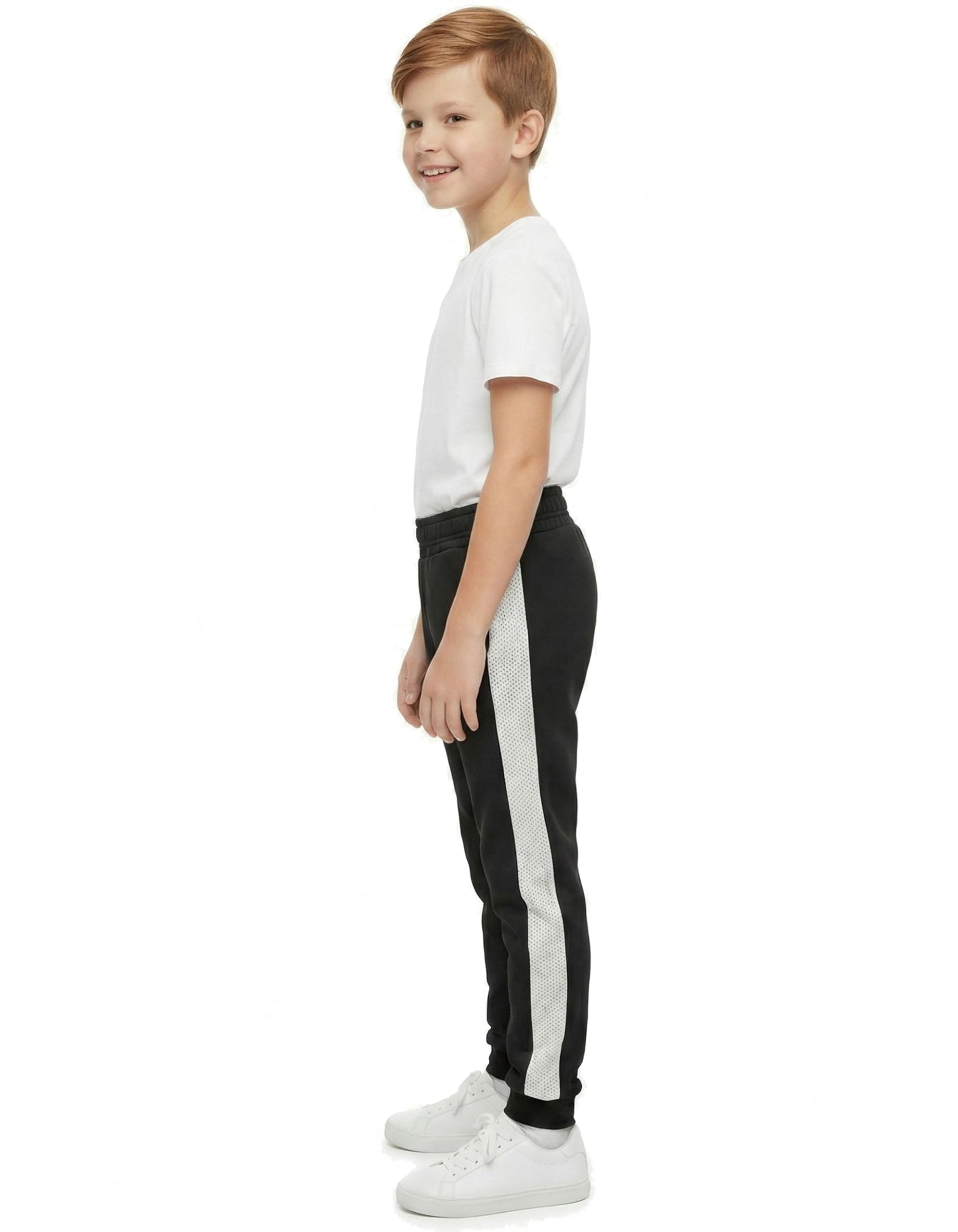 Sam & Rash Boys Fleece Warm Trackpants, Kids Jogger for Winter Session Thermal Soft and Comfort Lower for Kids (in, Age, 13 Years, 14 Years, Regular, Black & Grey) - Image 3 thumbnail