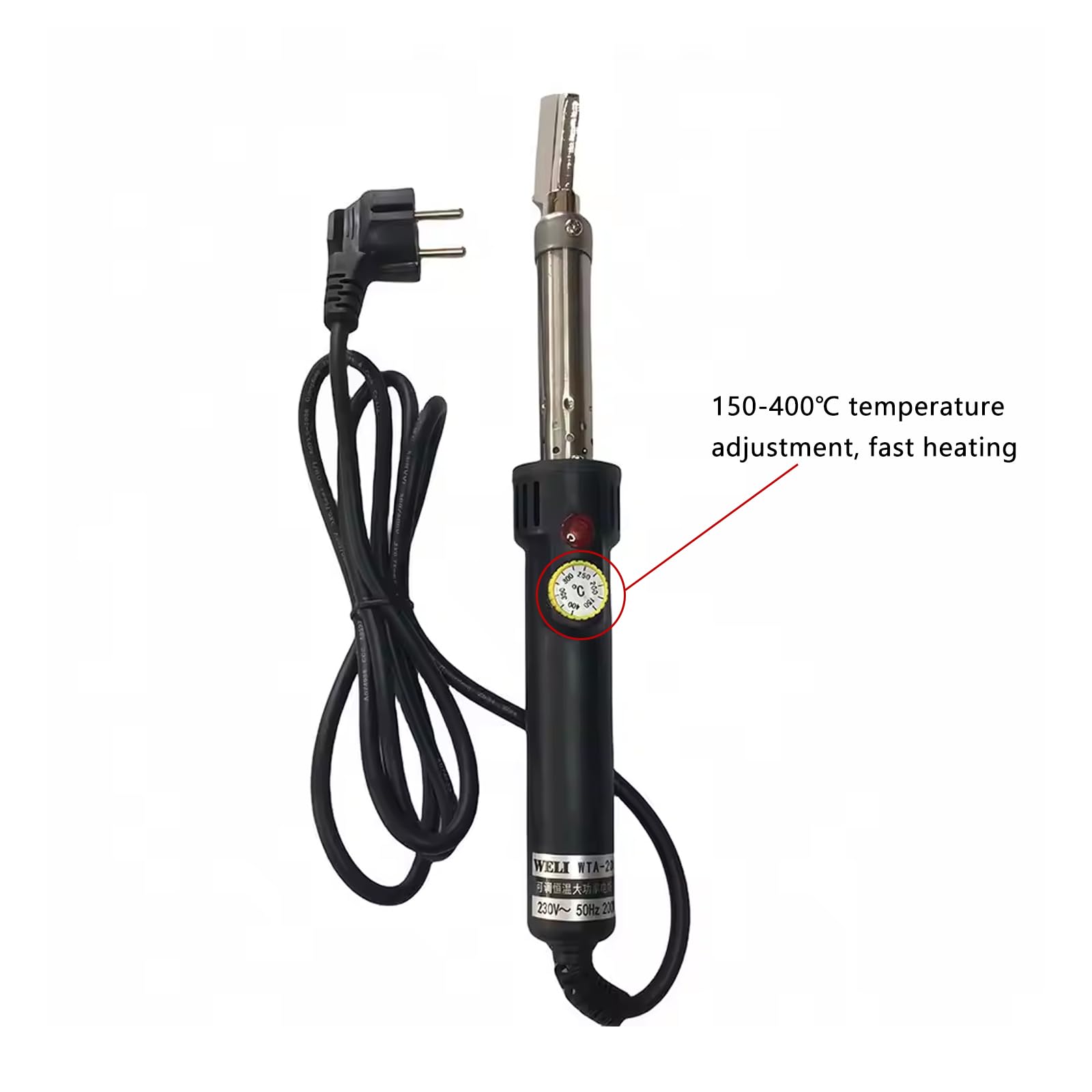 Ensemble de machine à souder à courroie ronde en polyuréthane - 150 W - Température réglable - Fer à souder électrique pour courroies en polyuréthane - Convient pour 150-350 ℃