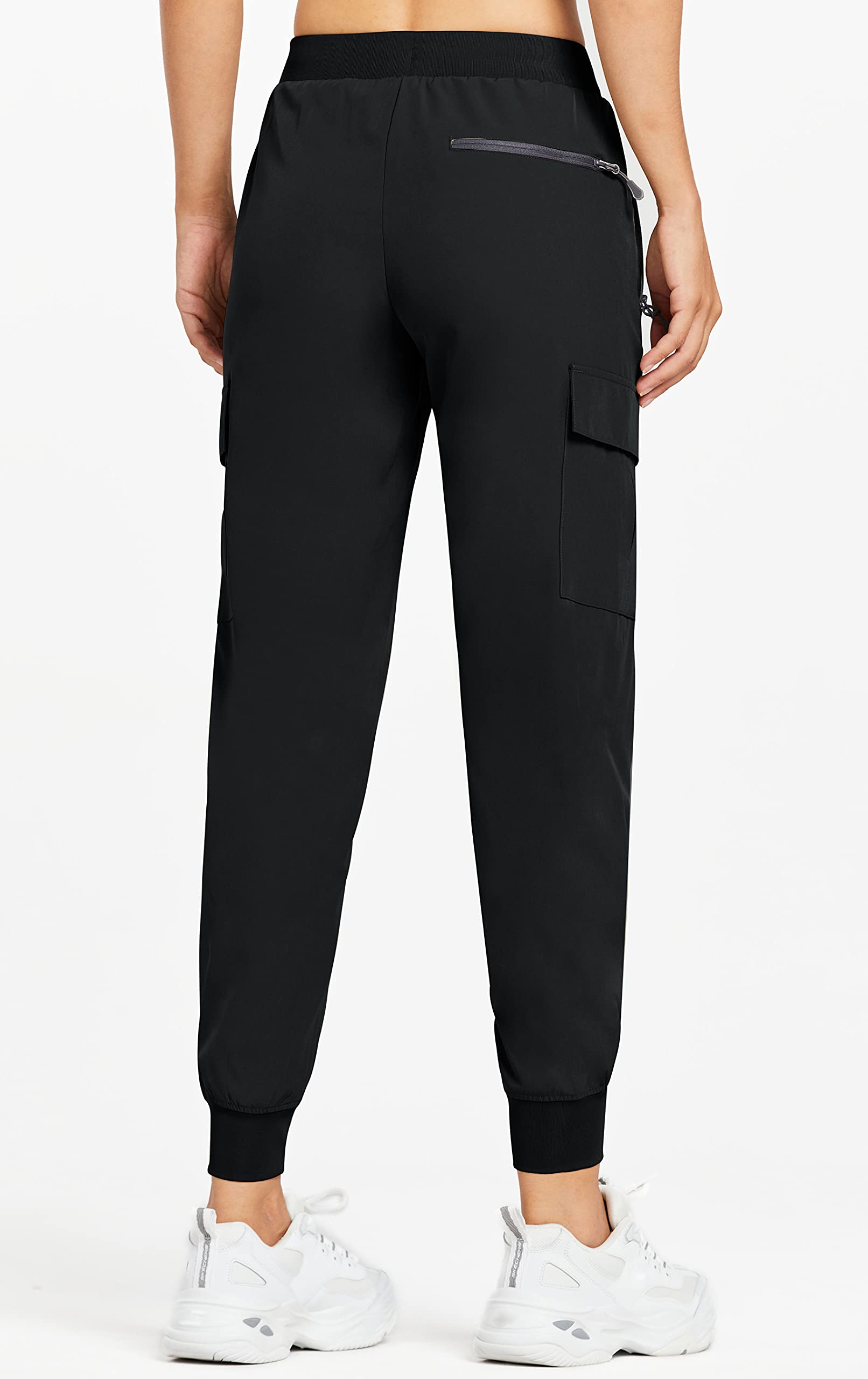 Comallan Pantaloni da Trekking da Donna Estivo Cargo Jogging Leggeri ad Asciugatura Rapida Pantaloni per Sportivi Running Sports Casual all'Aria Aperta