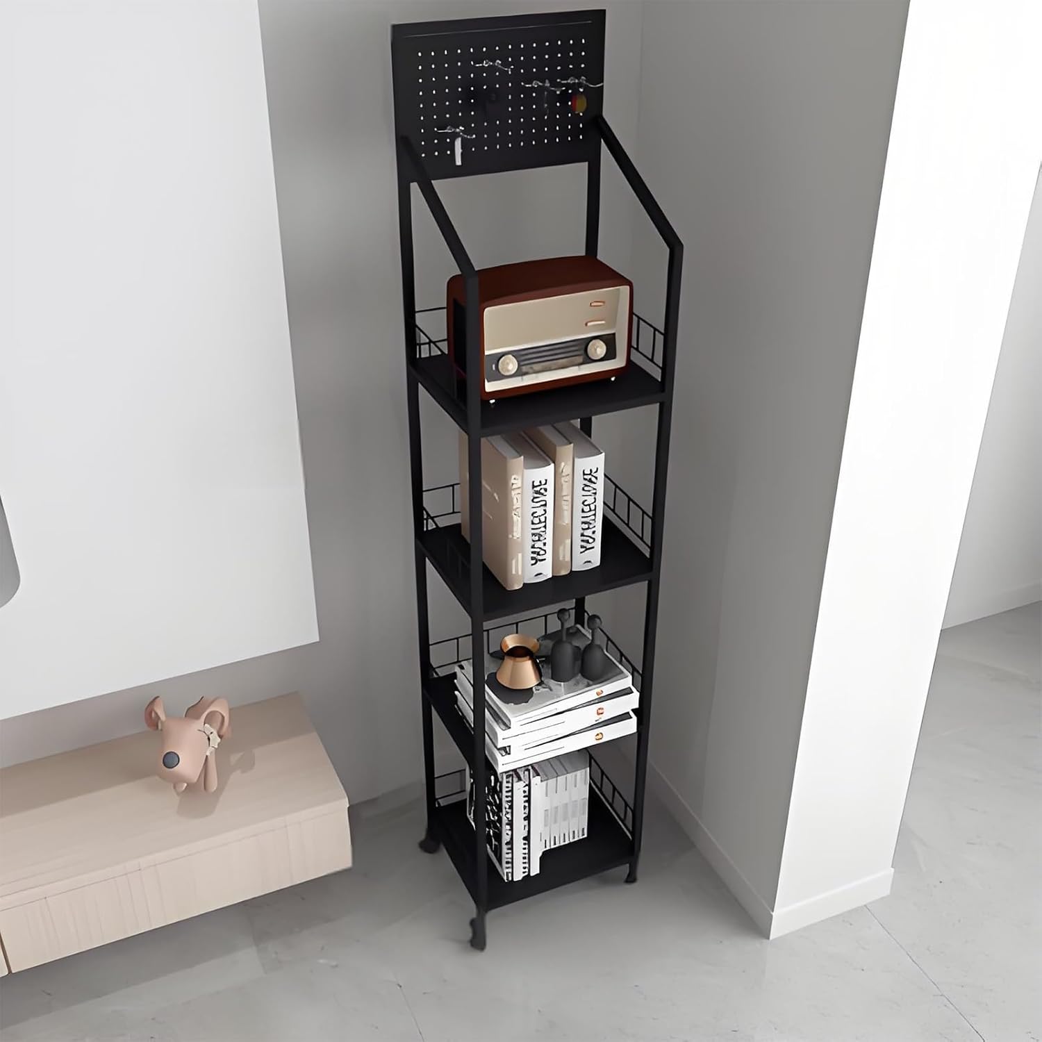 回転式 本棚 ディスプレイ ラック カラーボックス シェルフ 絵本