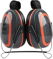 Vista 8 de Orejeras de protección auditiva GREEN DEVIL SNR 27dB/NRR 22dB Reducción de ruido Orejeras con banda para la cabeza/montadas en el casco/detrás