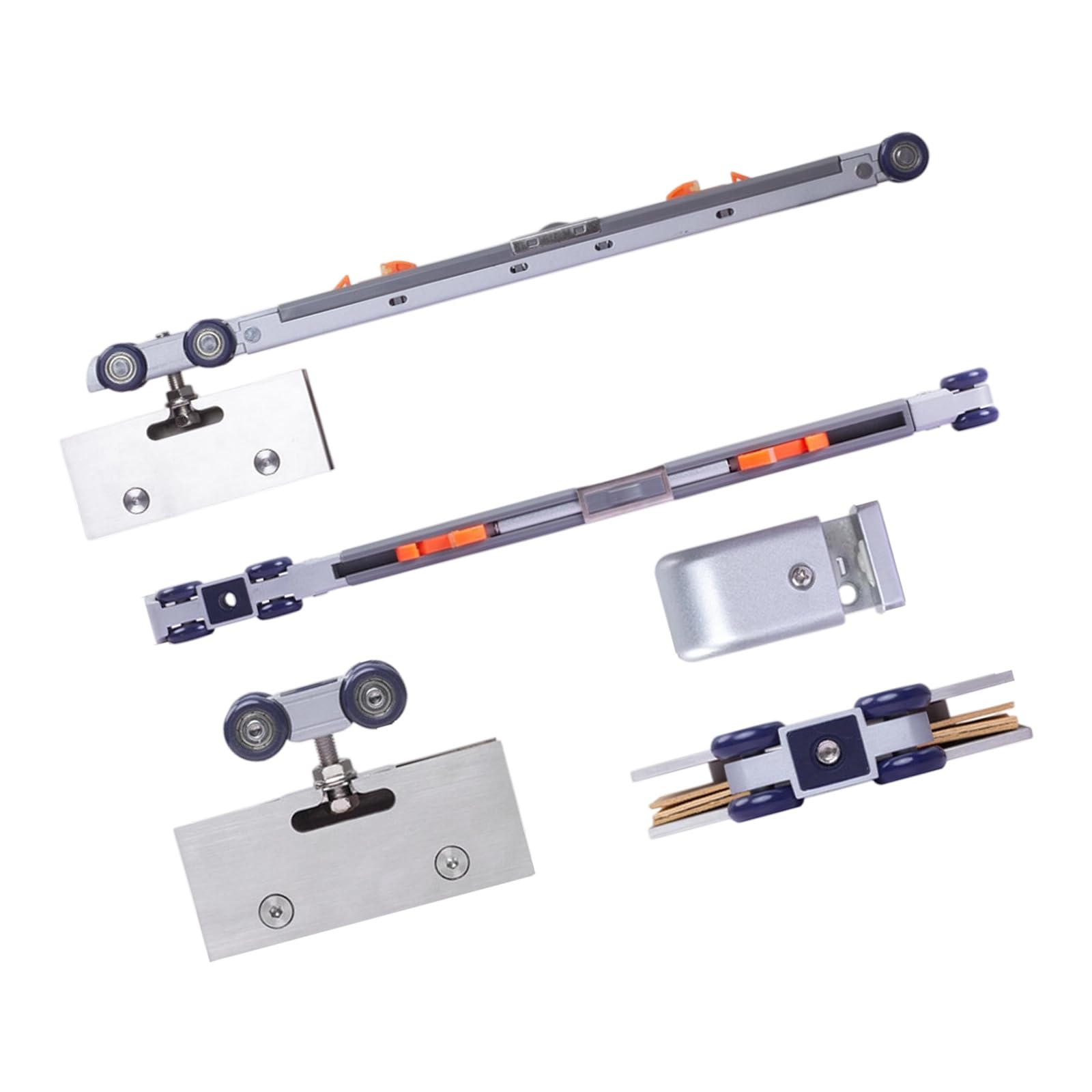 Rustproof Quiet Sliding Glass Door Pulley Stainless Steel Doors Lifting Wheel Bathroom Clip Sliding Hanging Pulley Glass Door Lifting Wheel