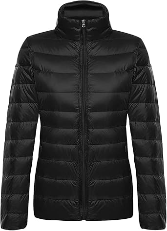 plus size packable puffer jacket