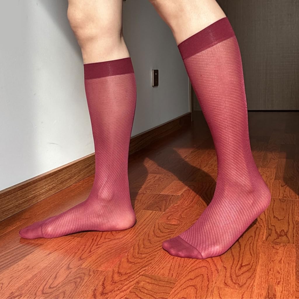 Premium Men Dress Socks for Business Prom Occasion Breathable Nylon Fabric Socks with Comfort and Practical
