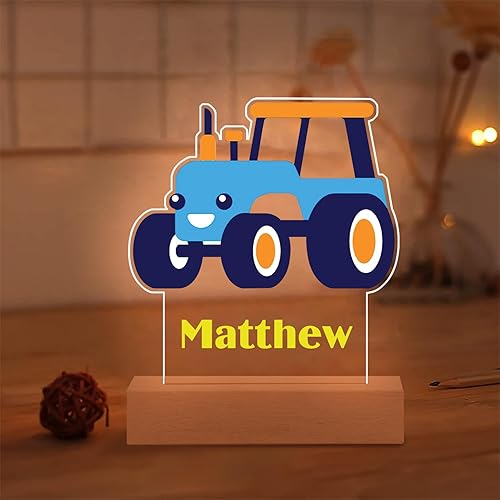 Miniatura 5 de Luz nocturna personalizada para niños, lámpara de nombre personalizada con cargador USB para niñas y niños, mesa de dormitorio, decoración del