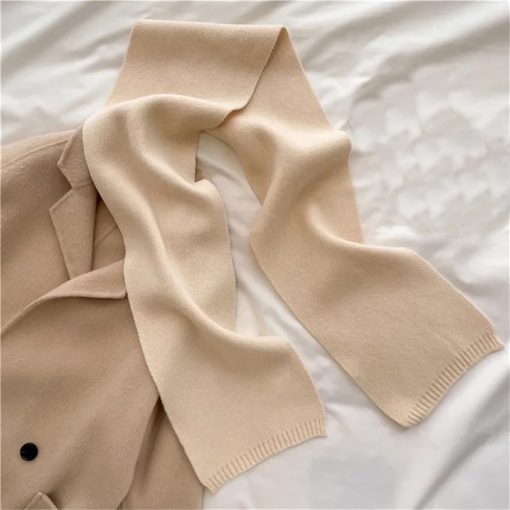 Sciarpe morbide e calde da donna addensano caldo morbido pashmina scialli avvolge tinta unita sciarpa lunga lavorata a maglia