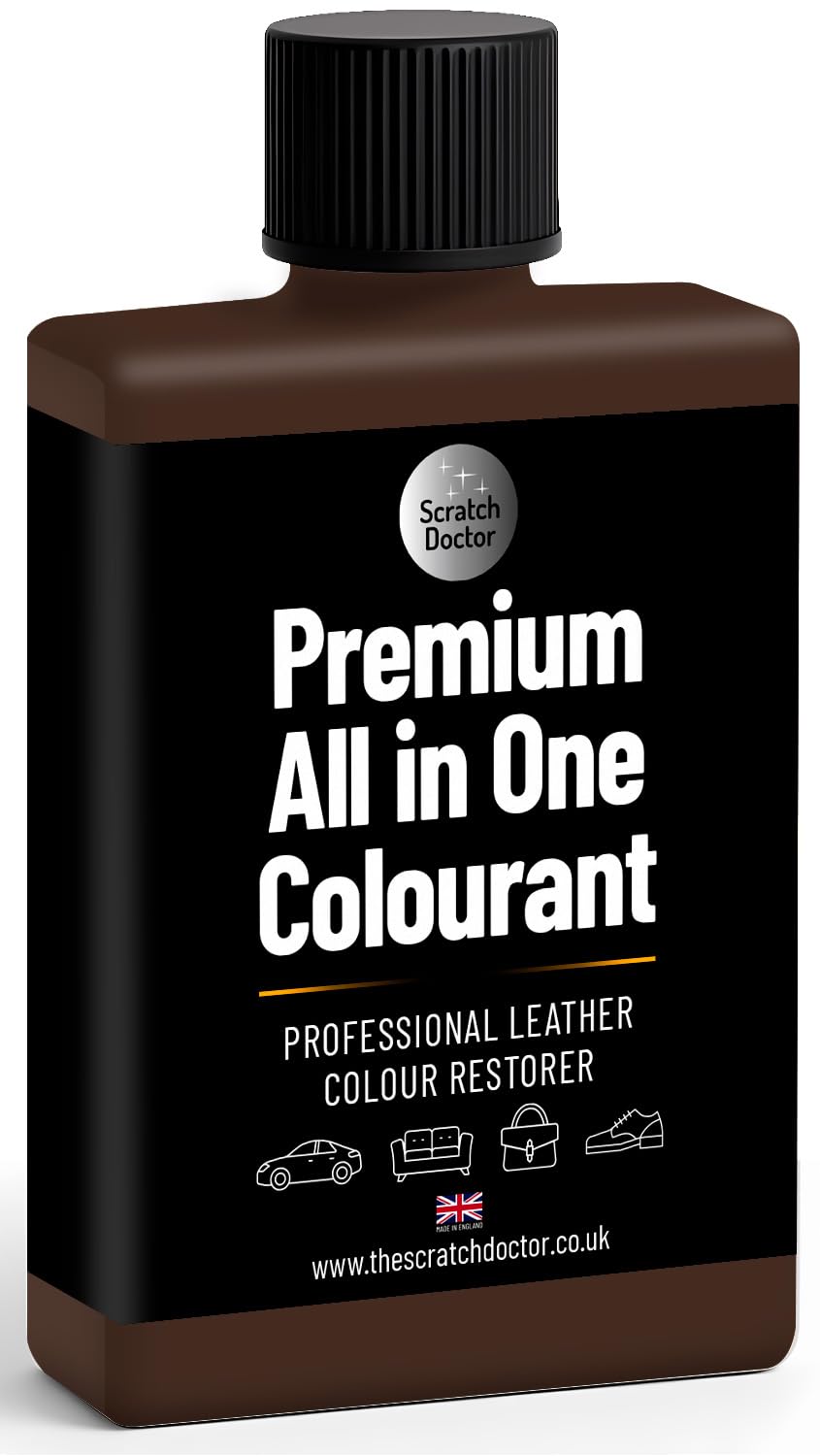 Scratch Doctor All in One Leather Colourant Self Seal Leather Dye Repair Paint for Furniture, Sofas, Car Seats (Cream, 250ml) — view 40