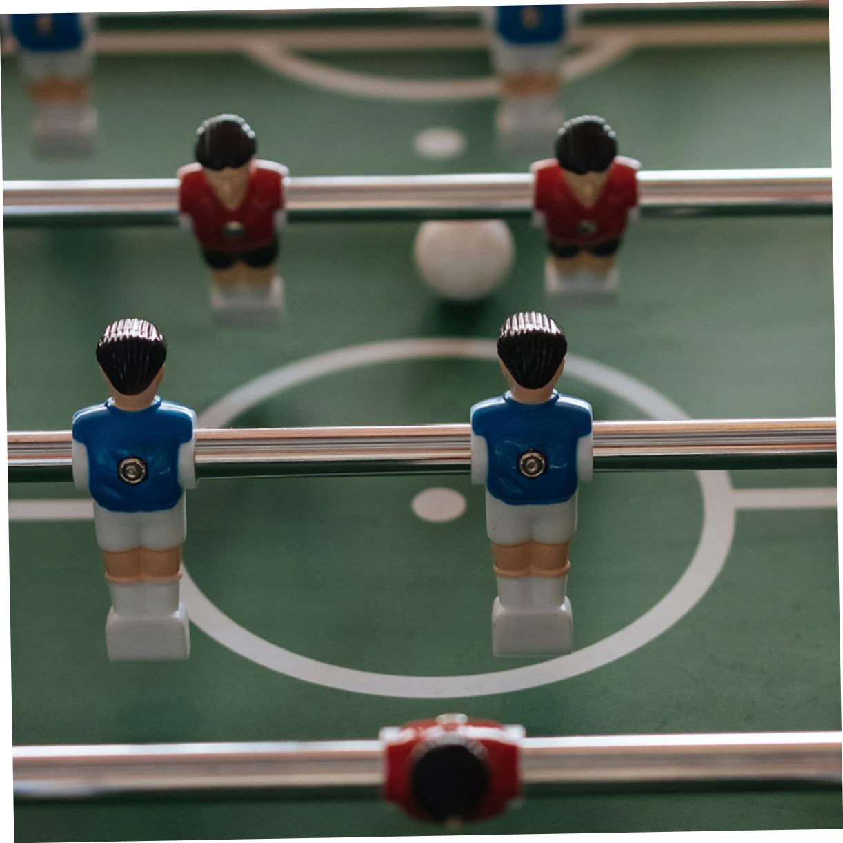 Toyvian Asta in Ferro Argento per Calcio Balilla Maniglia, Accessorio Gioco da Tavolo