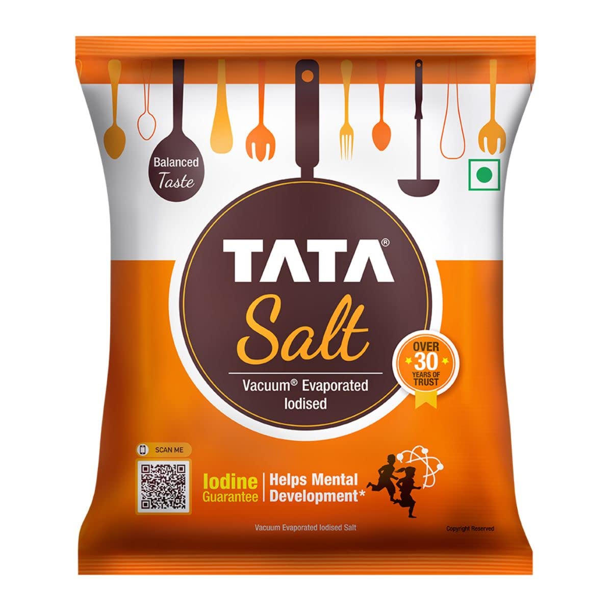 Tata Salt, Vacuum Evaporated Iodised, 1kg Pouch Amazon.in Grocery