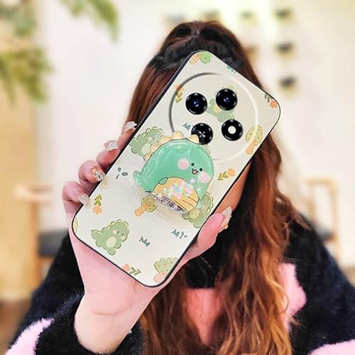 Phone Case Compatible with Oukitel C5 2025, Waterproof Skin feel silicone Quicksand Durable Kickstand Glisten Drift Sand Anti-du