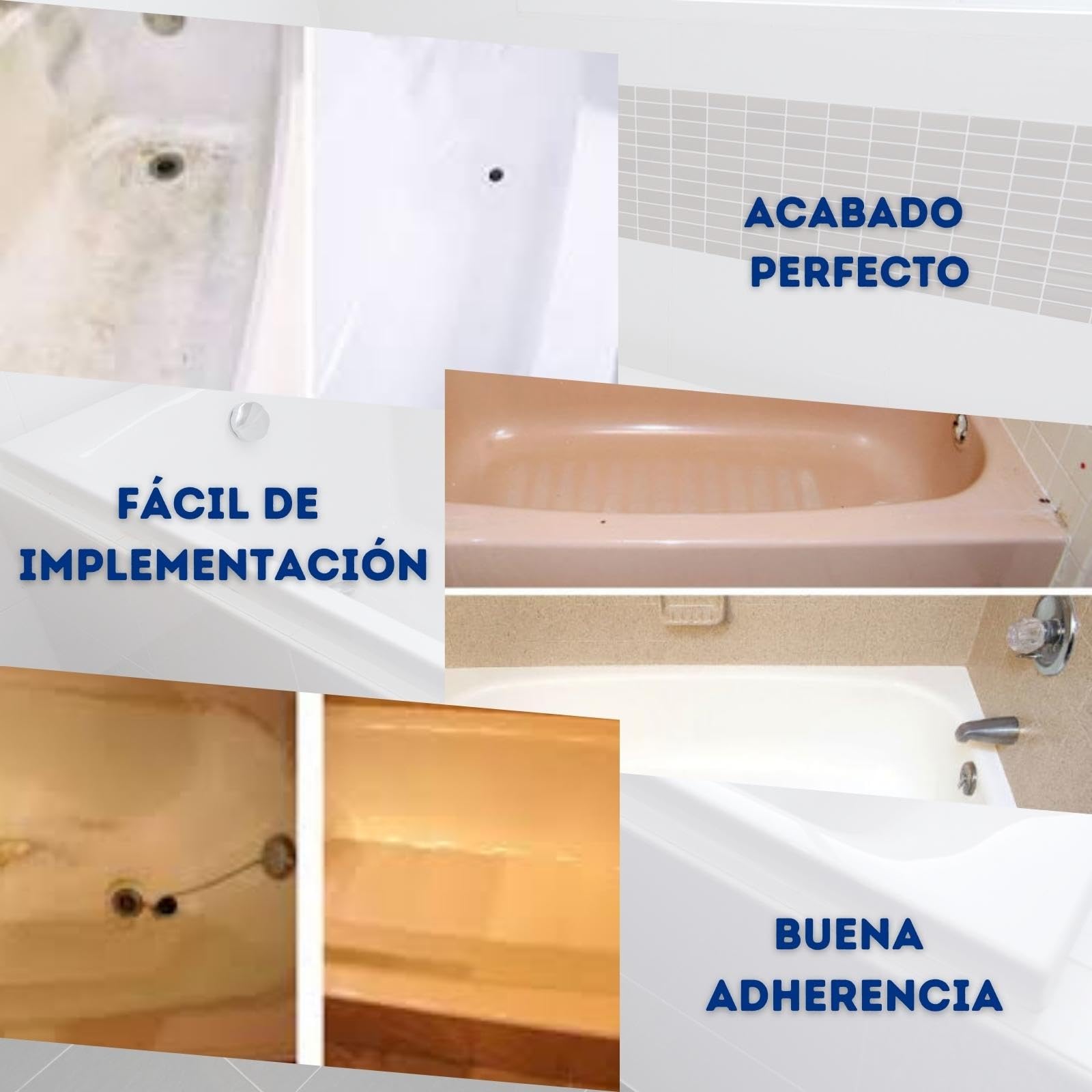 BRICOMEX Peinture pour Baignoire Finition SATINÉE Deux Composants 600+150 ML | Application facile | Finition céramique | Étanche (Beige clair)