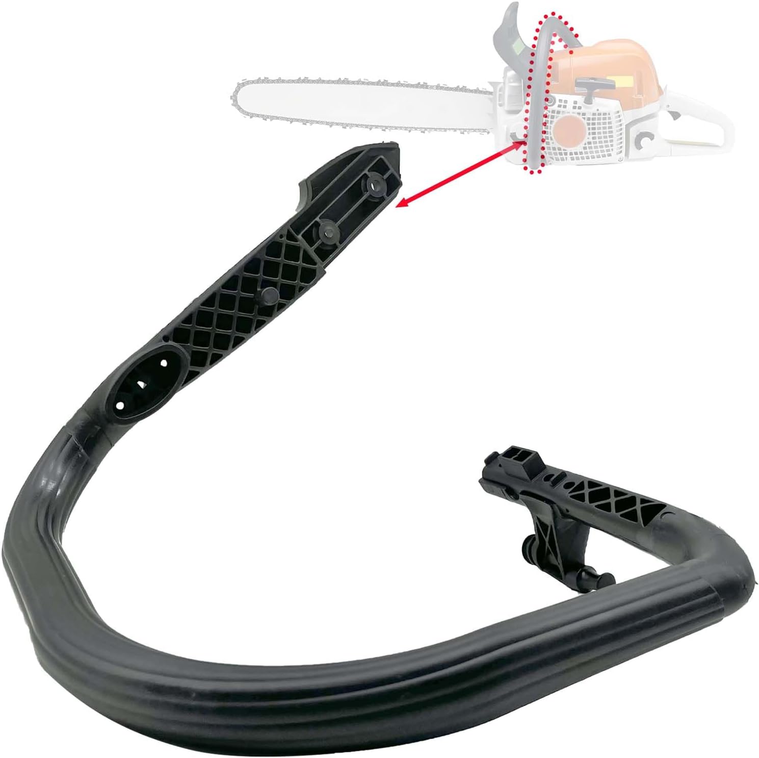 Handle Bar Compatible with Sti-hl MS311 MS362 MS362C-Q MS362C-M MS362C-MQ MS391 MS400 MS400C Handle Top Chainsaw Replacement 11407911703