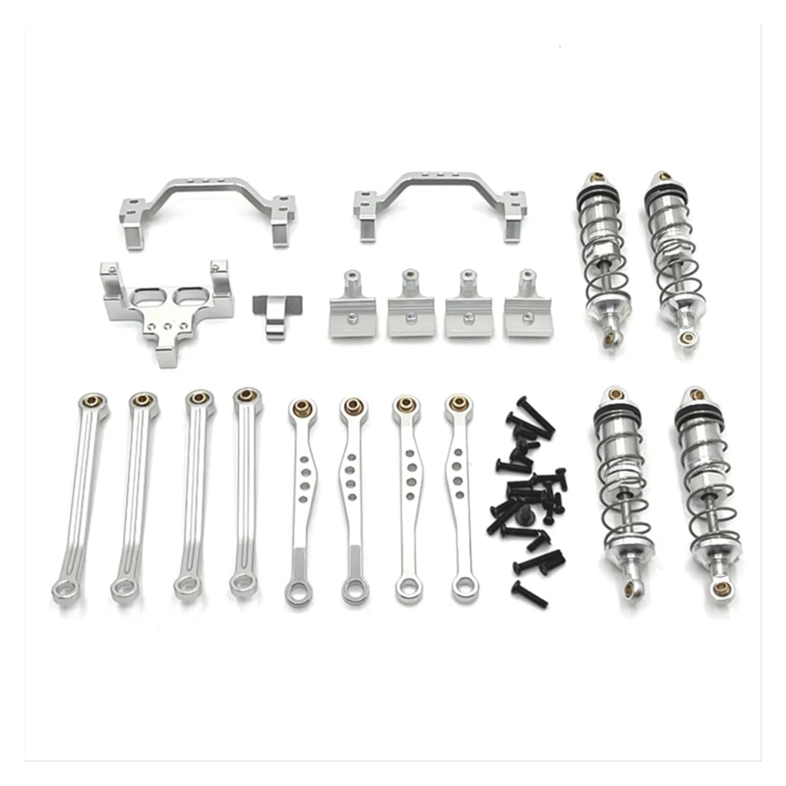 Rc Special Connecting Rod for C64 C74 1/16 Metal Pull Rod Suspension Frame Steering Gear Pull Rod for Seat Set RC Car Parts and Accessories Upgrades Replacement Use