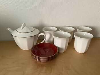 RICHFIELD たち吉 急須　ノリタケFINALEアイボリー5枚まとめセット RICHFIELD たち吉 急須 ノリタケFINALEアイボリー5枚まとめセット