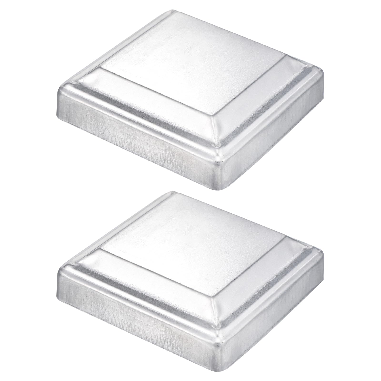 sourcing map 2Pcs Fence Post Cap Fit 4" x 4" OD Pipe,Deck Post Cover
