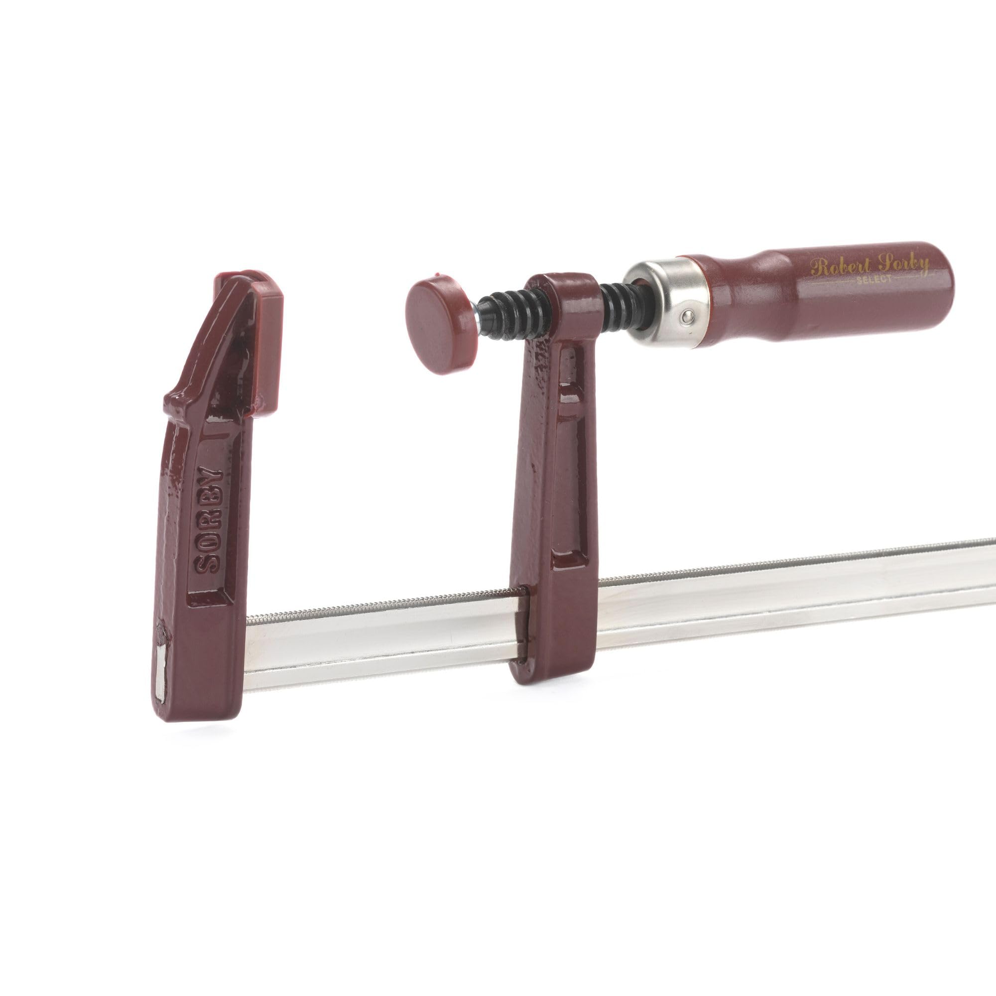 Robert Sorby Select Screw Clamp Throat Depth 80mm - Woodworking Work Holder for Carpenters & Joiners (40")