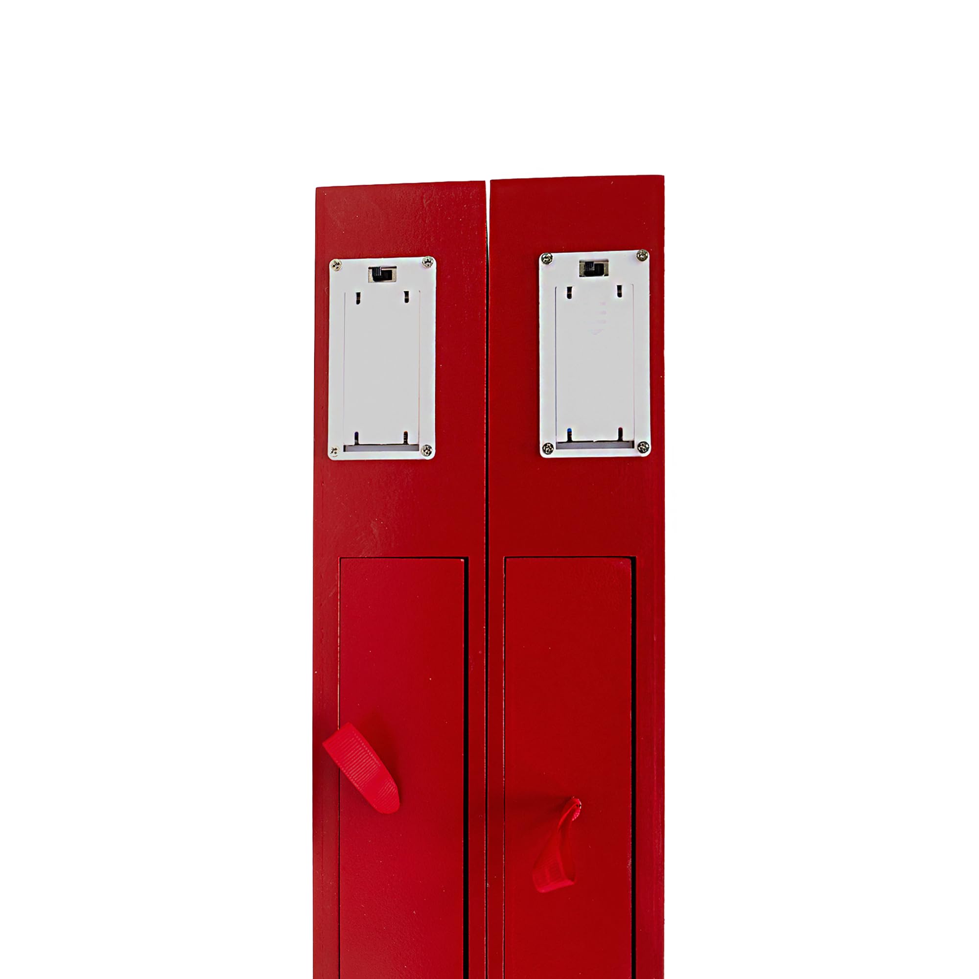 PE Adventskalender aus Holz in Buchform mit LED und 24 Boxen zum Befüllen | Aufklappbares Weihnachtsbuch mit 2 LED-Holzszenen, 24 Papierboxen; 4 AAA-Batterien erforderlich, nicht enthalten