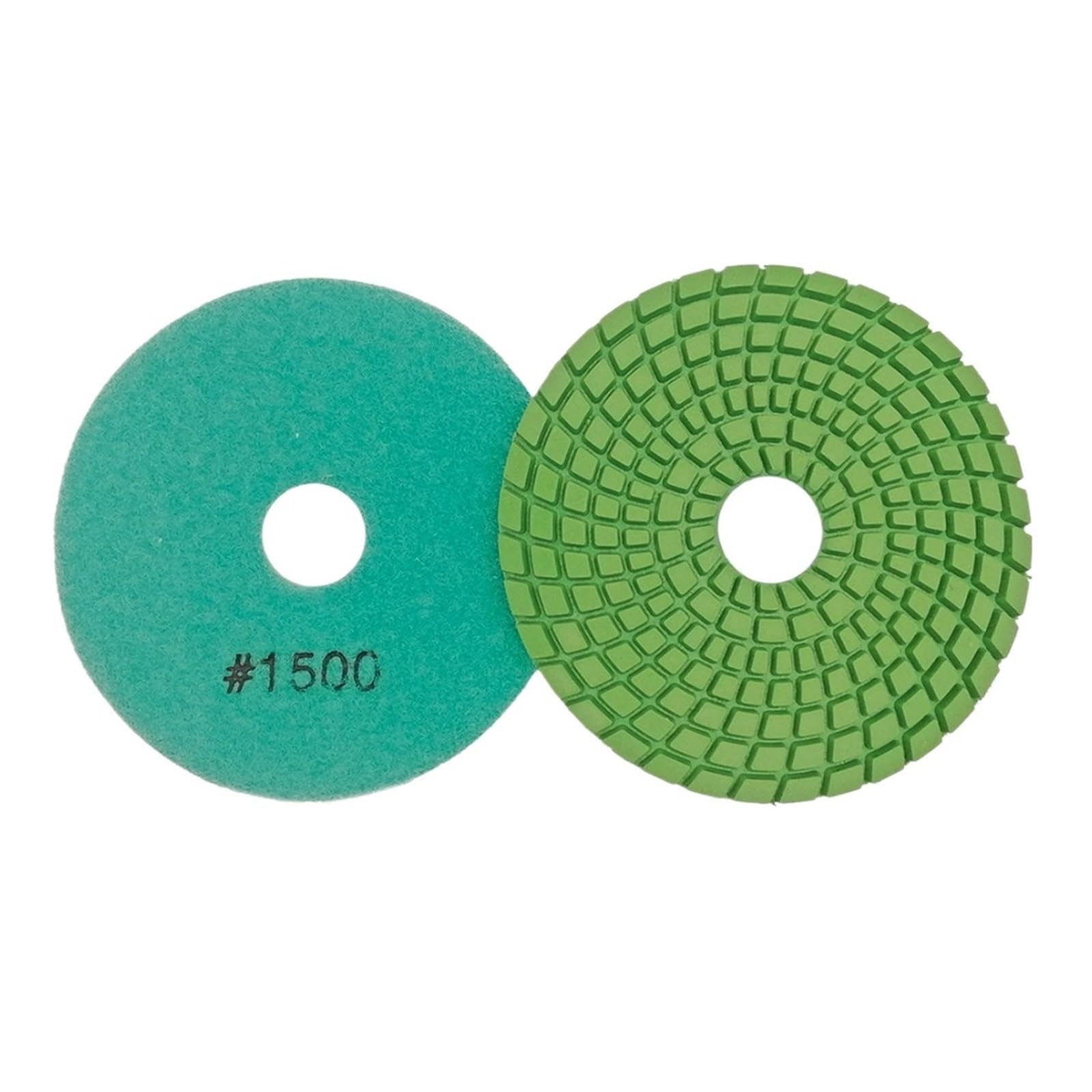 10 Uds diámetro 4 "/100mm grano 1500# almohadilla de pulido húmedo Flexible Unión de resina disco de lijado almohadilla pulidora de piedra