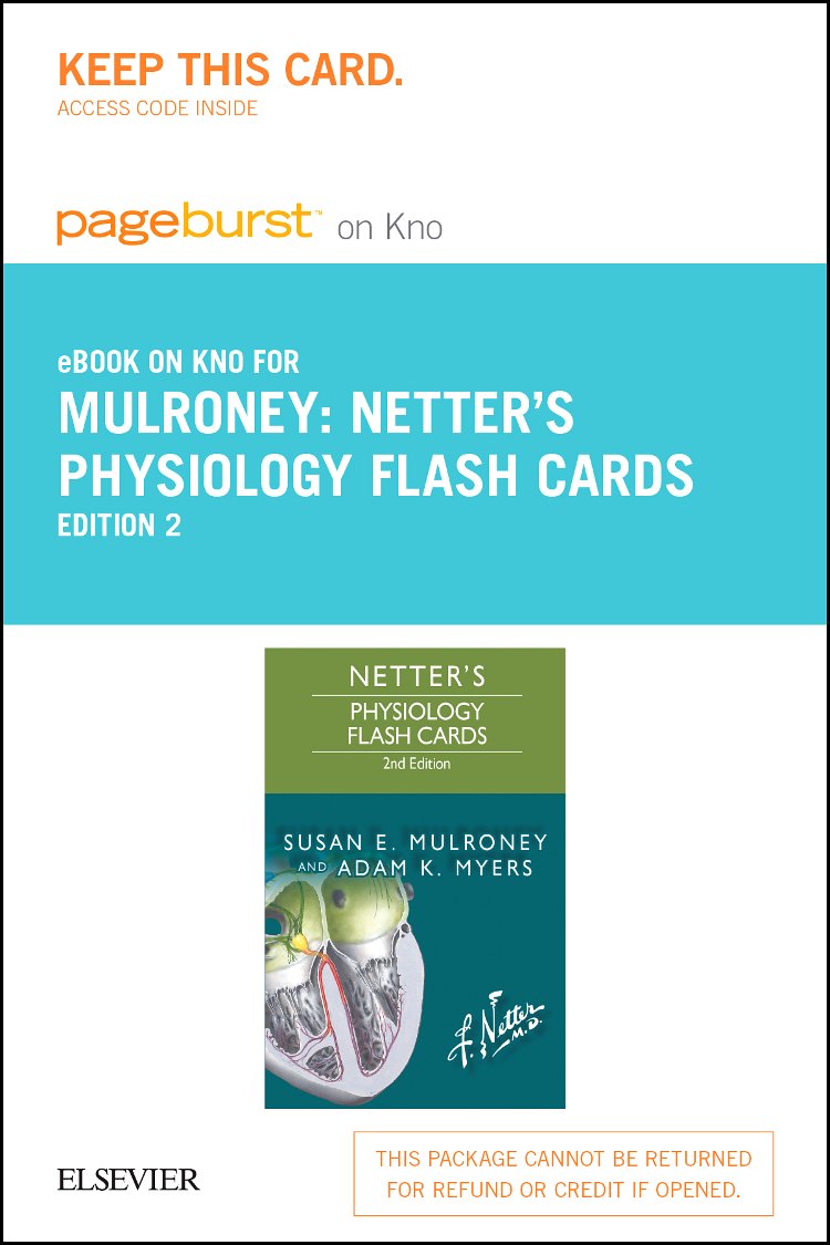 Netter's Physiology Flash Cards Elsevier eBook on Intel Education Study