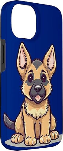 Miniatura 6 de Funda para iPhone 13 Super Cute Pastor Alemán Cachorro