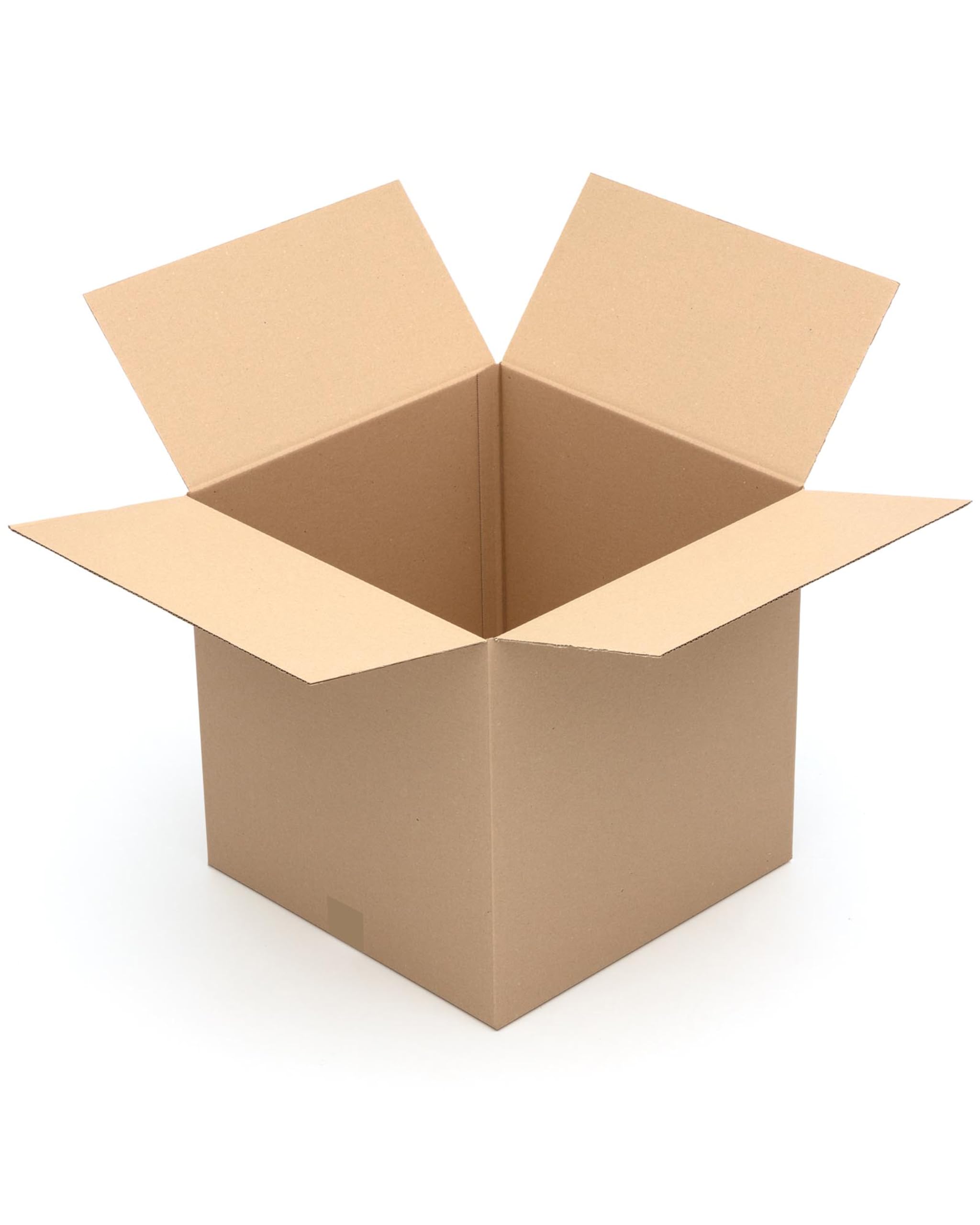 KK Verpackungen Versandkartons 400 x 400 x 400 mm Braun 1-wellig (Außenmaß 405 x 405 x 415 mm) | 20 Stück, Faltkartons Kartons für Versand als DHL Paket Hermes Paketklasse M DPD GLS Paketklasse XL