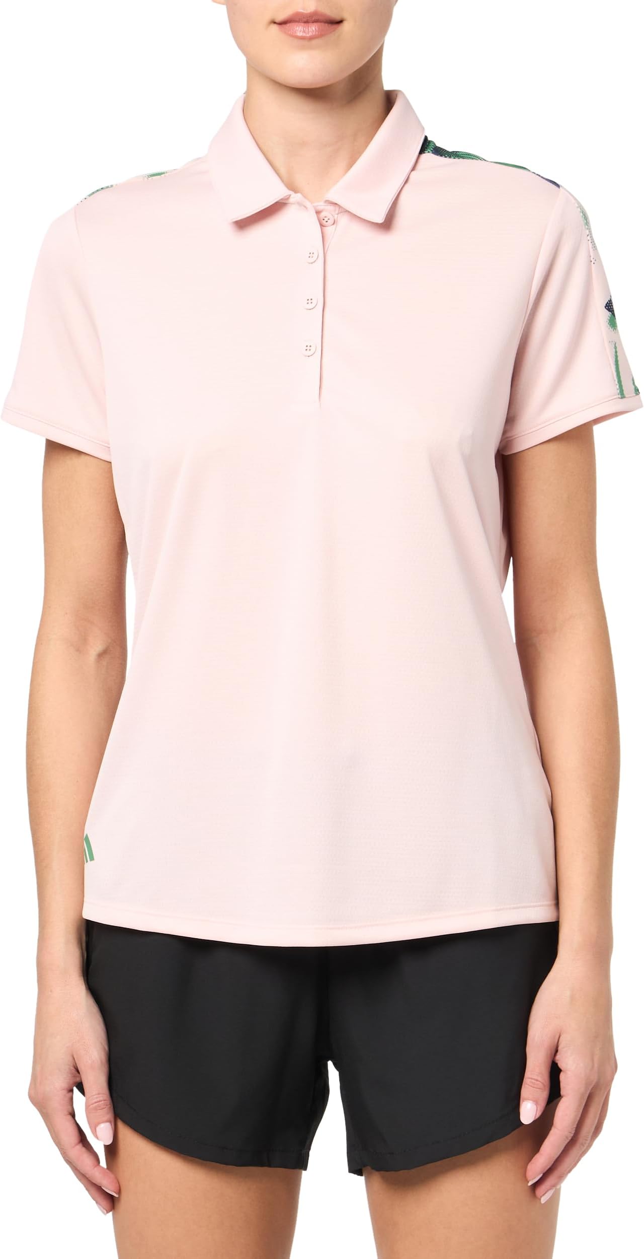 adidas golf polo pink