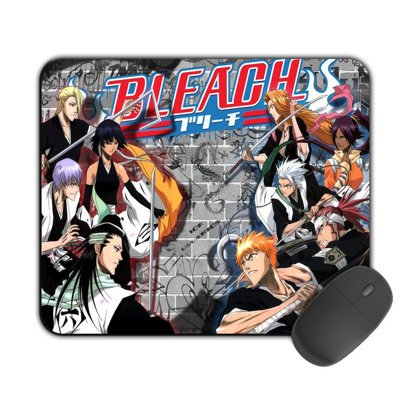 Image of Printed Designer Mouse Pad Bleach Poster (200MM X 240 X 3MM) Enhance Gaming and Work Performance Comfortable and Precise Non-Slip Water Proof Bleach Mouse Pad.