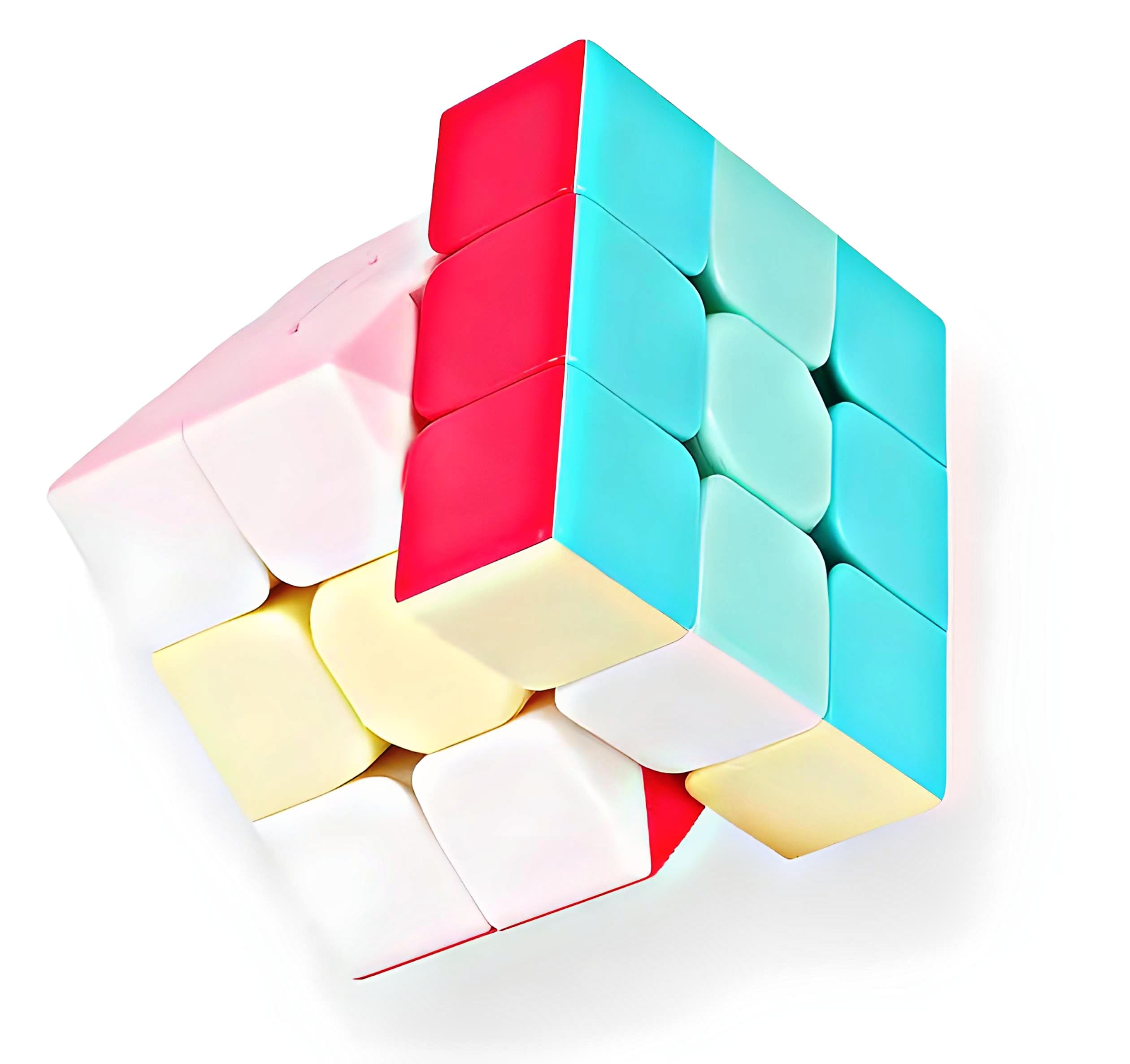 INTEGEARPuzzle Speed Cube (Standard Speed Cube (Pastel Colors))