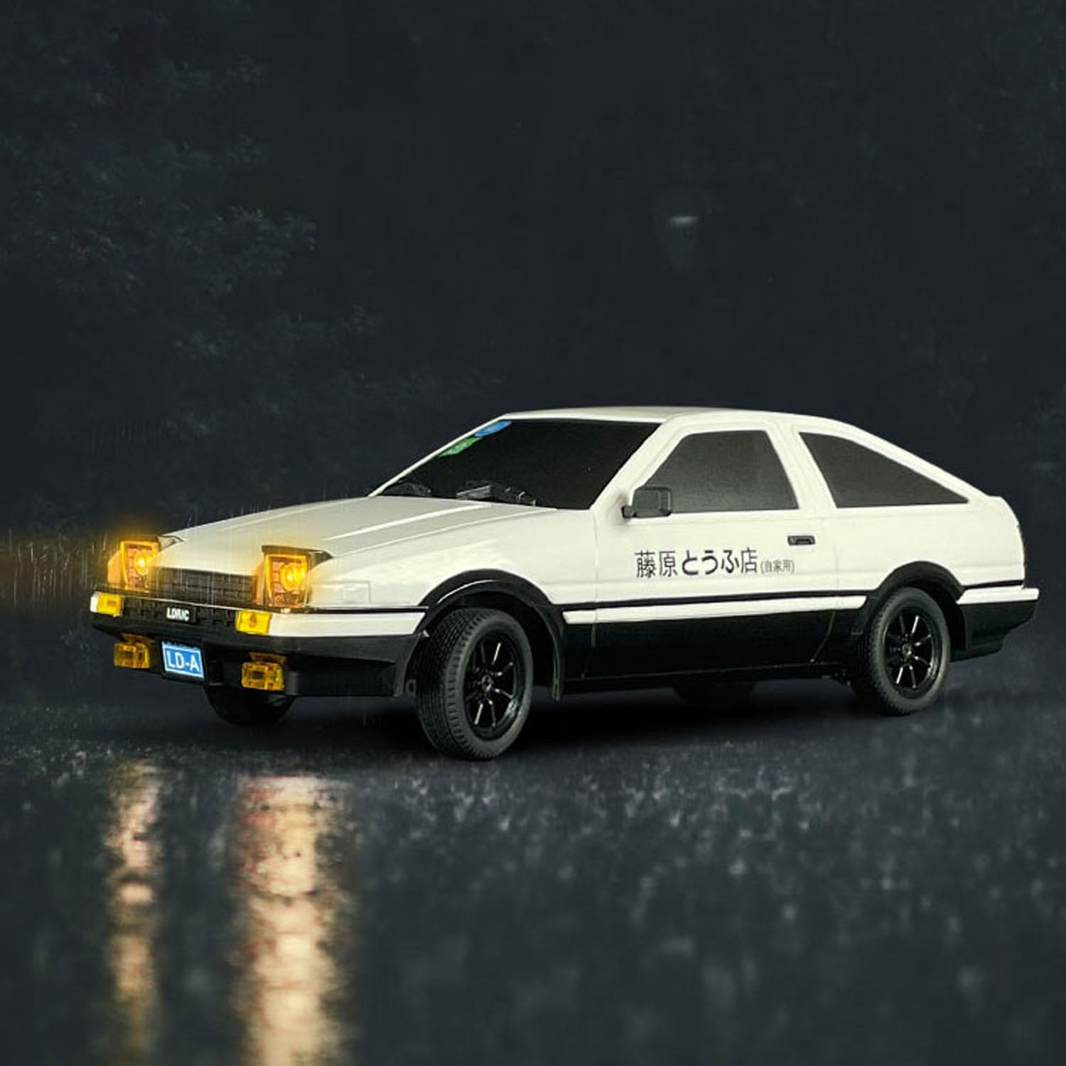 TOUCAN RC HOBBY 1:18 LDRC 2,4 G telecomando deriva auto AE86 modello RWD veicoli da corsa Hight Speed 10 KM:H Flip Light batteria USB ricarica mini regali hobby modello