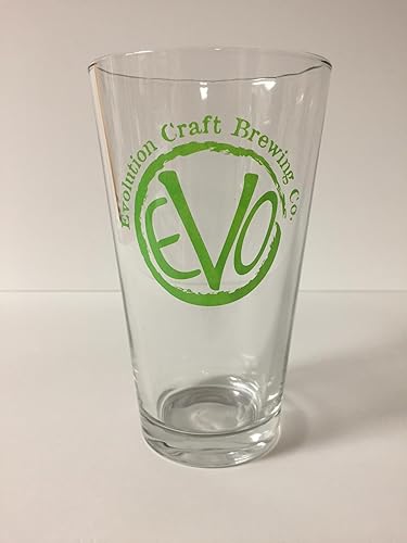Evolution Craft Brewing Company - Vaso de pinta de 16 onzas, 1 paquete